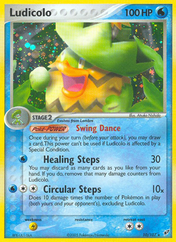 Ludicolo (10/107) [EX: Deoxys] Pokemon Single Pokémon  | Multizone: Comics And Games