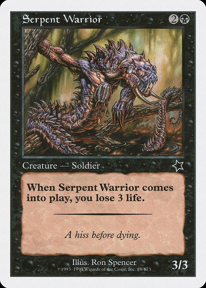 Serpent Warrior [Starter 1999] MTG Single Magic: The Gathering  | Multizone: Comics And Games