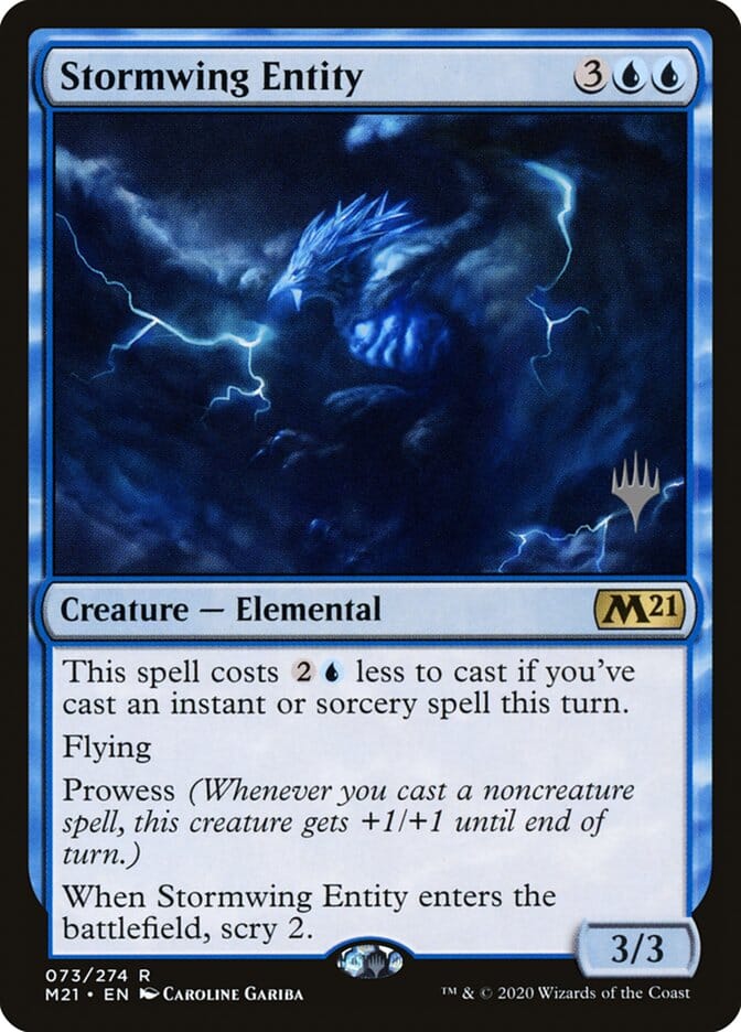 Stormwing Entity (Promo Pack) [Core Set 2021 Promos] MTG Single Magic: The Gathering  | Multizone: Comics And Games