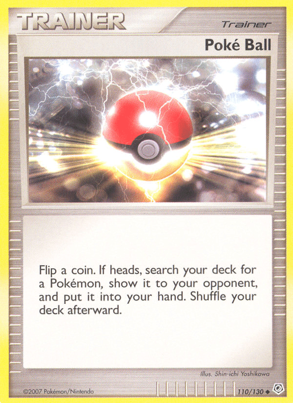 Poke Ball (110/130) [Diamond & Pearl: Base Set] Pokemon Single Pokémon  | Multizone: Comics And Games