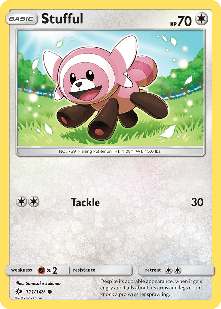 Stufful (111/149) [Sun & Moon: Base Set] Pokemon Single Pokémon  | Multizone: Comics And Games