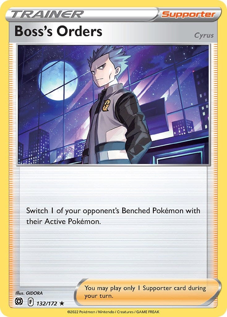 Boss's Orders (132/172) (Cosmos Foil) [Sword & Shield: Brilliant Stars] Pokemon Single Pokémon  | Multizone: Comics And Games