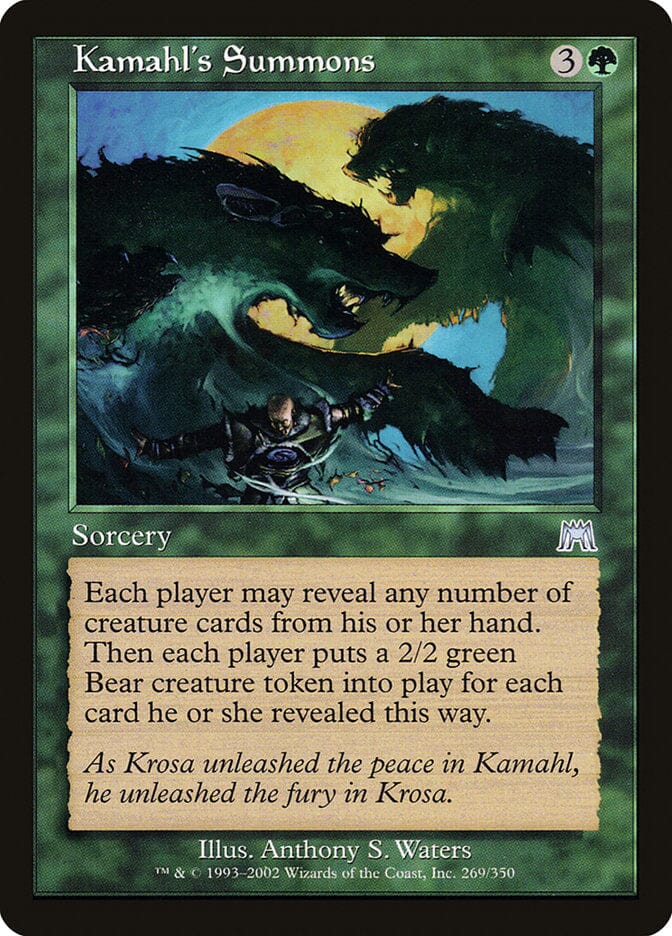 Kamahl's Summons [Onslaught] MTG Single Magic: The Gathering  | Multizone: Comics And Games