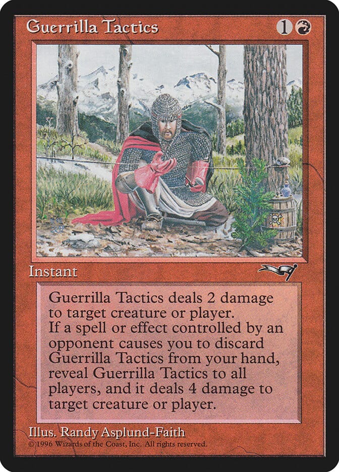 Guerrilla Tactics (Tripwire) [Alliances] MTG Single Magic: The Gathering  | Multizone: Comics And Games