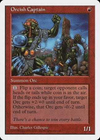 Orcish Captain [Fifth Edition] MTG Single Magic: The Gathering  | Multizone: Comics And Games