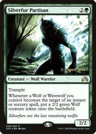 Silverfur Partisan [Shadows over Innistrad Promos] MTG Single Magic: The Gathering  | Multizone: Comics And Games