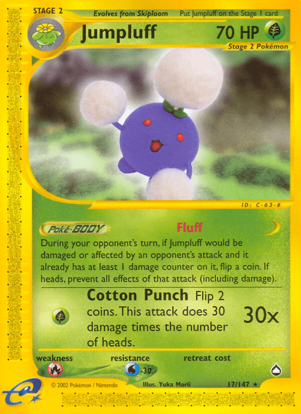 Jumpluff (17/147) [Aquapolis] Pokemon Single Pokémon  | Multizone: Comics And Games