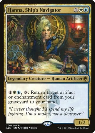 Hanna, Ship's Navigator [Masters 25] MTG Single Magic: The Gathering  | Multizone: Comics And Games