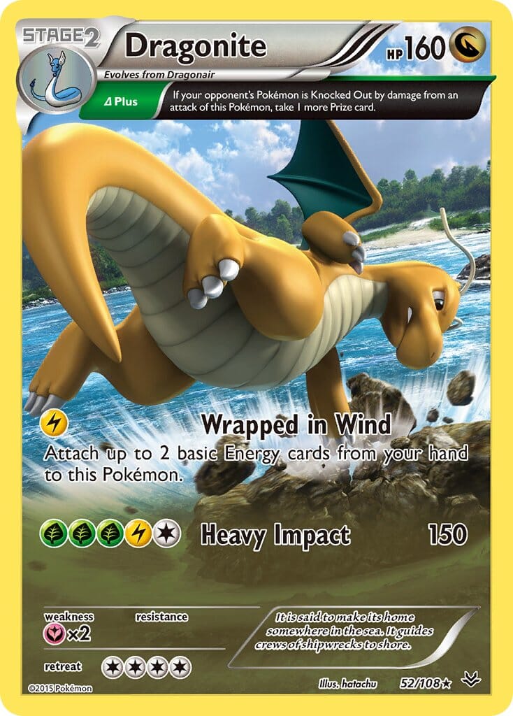 Dragonite (52/108) (Theme Deck Exclusive) [XY: Roaring Skies] Pokemon Single Pokémon  | Multizone: Comics And Games