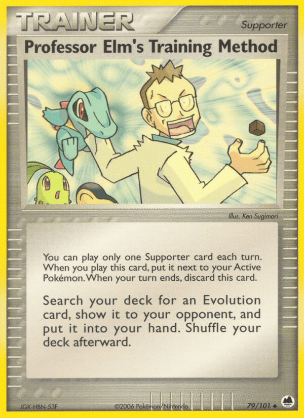 Professor Elm's Training Method (79/101) [EX: Dragon Frontiers] Pokemon Single Pokémon  | Multizone: Comics And Games