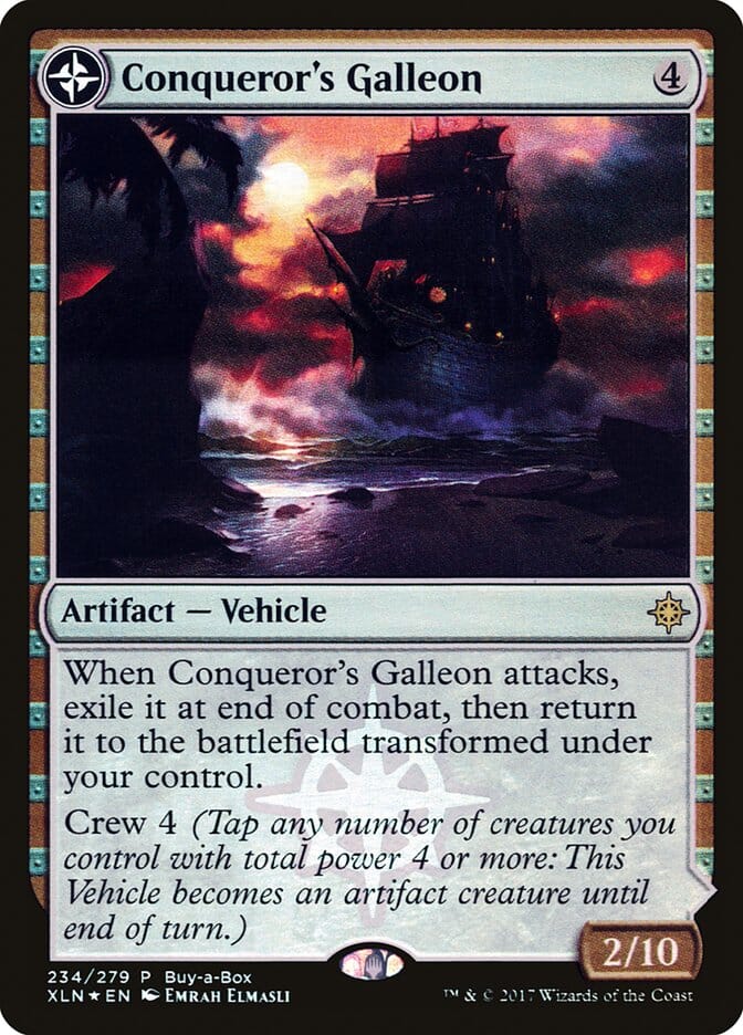 Conqueror's Galleon // Conqueror's Foothold (Buy-A-Box) [Ixalan Treasure Chest] MTG Single Magic: The Gathering  | Multizone: Comics And Games