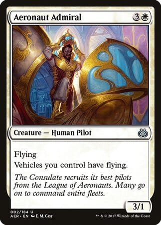 Aeronaut Admiral [Aether Revolt] MTG Single Magic: The Gathering  | Multizone: Comics And Games