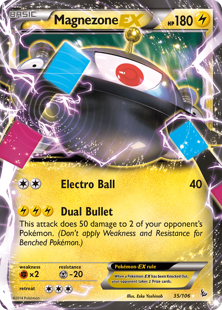 Magnezone EX (35/106) [XY: Flashfire] Pokemon Single Pokémon  | Multizone: Comics And Games