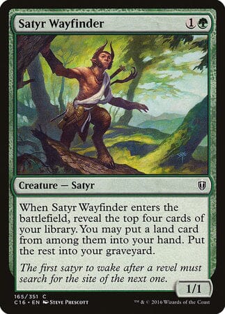 Satyr Wayfinder [Commander 2016] MTG Single Magic: The Gathering  | Multizone: Comics And Games