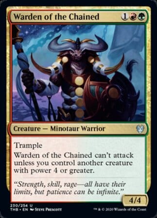 Warden of the Chained [Theros Beyond Death] MTG Single Magic: The Gathering  | Multizone: Comics And Games