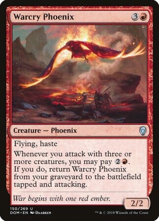 Warcry Phoenix [Dominaria] MTG Single Magic: The Gathering  | Multizone: Comics And Games