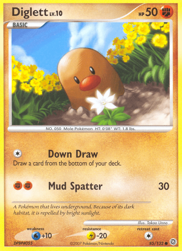 Diglett (85/132) [Diamond & Pearl: Secret Wonders] Pokemon Single Pokémon  | Multizone: Comics And Games