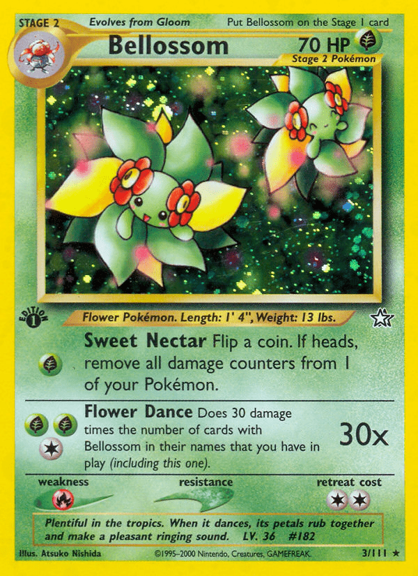 Bellossom (3/111) [Neo Genesis 1st Edition] Pokemon Single Pokémon  | Multizone: Comics And Games