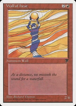 Wall of Heat [Chronicles] MTG Single Magic: The Gathering  | Multizone: Comics And Games