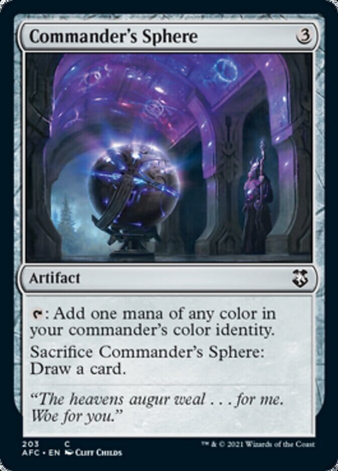 Commander's Sphere [Dungeons & Dragons: Adventures in the Forgotten Realms Commander] MTG Single Magic: The Gathering  | Multizone: Comics And Games