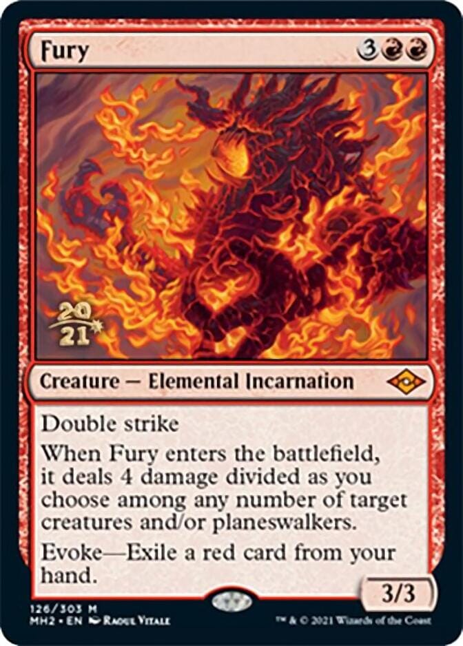 Fury [Modern Horizons 2 Prerelease Promos] MTG Single Magic: The Gathering  | Multizone: Comics And Games