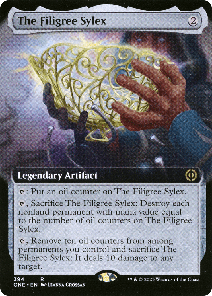 The Filigree Sylex (Extended Art) [Phyrexia: All Will Be One] MTG Single Magic: The Gathering  | Multizone: Comics And Games