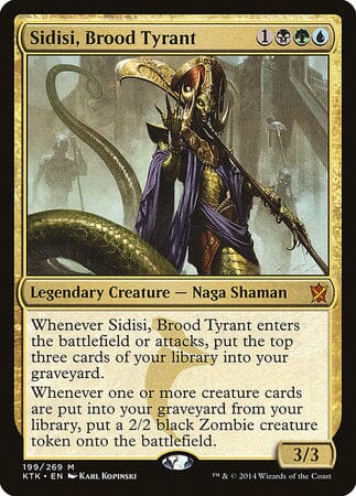 Sidisi, Brood Tyrant [Khans of Tarkir] MTG Single Magic: The Gathering  | Multizone: Comics And Games