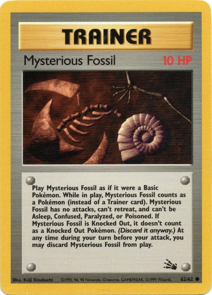Mysterious Fossil (62/62) [Fossil Unlimited] Pokemon Single Pokémon  | Multizone: Comics And Games
