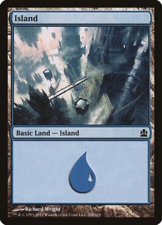 Island (306) [Commander 2011] MTG Single Magic: The Gathering  | Multizone: Comics And Games