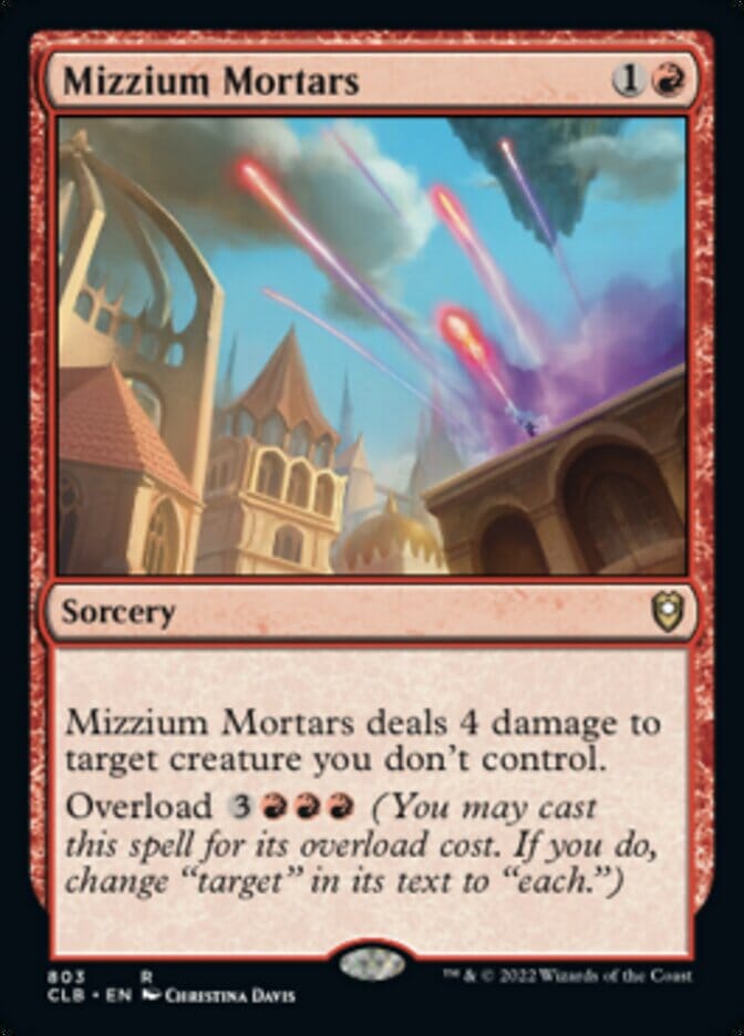 Mizzium Mortars [Commander Legends: Battle for Baldur's Gate] MTG Single Magic: The Gathering  | Multizone: Comics And Games