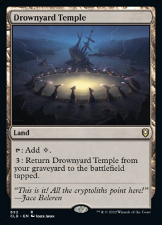 Drownyard Temple [Commander Legends: Battle for Baldur's Gate] MTG Single Magic: The Gathering  | Multizone: Comics And Games