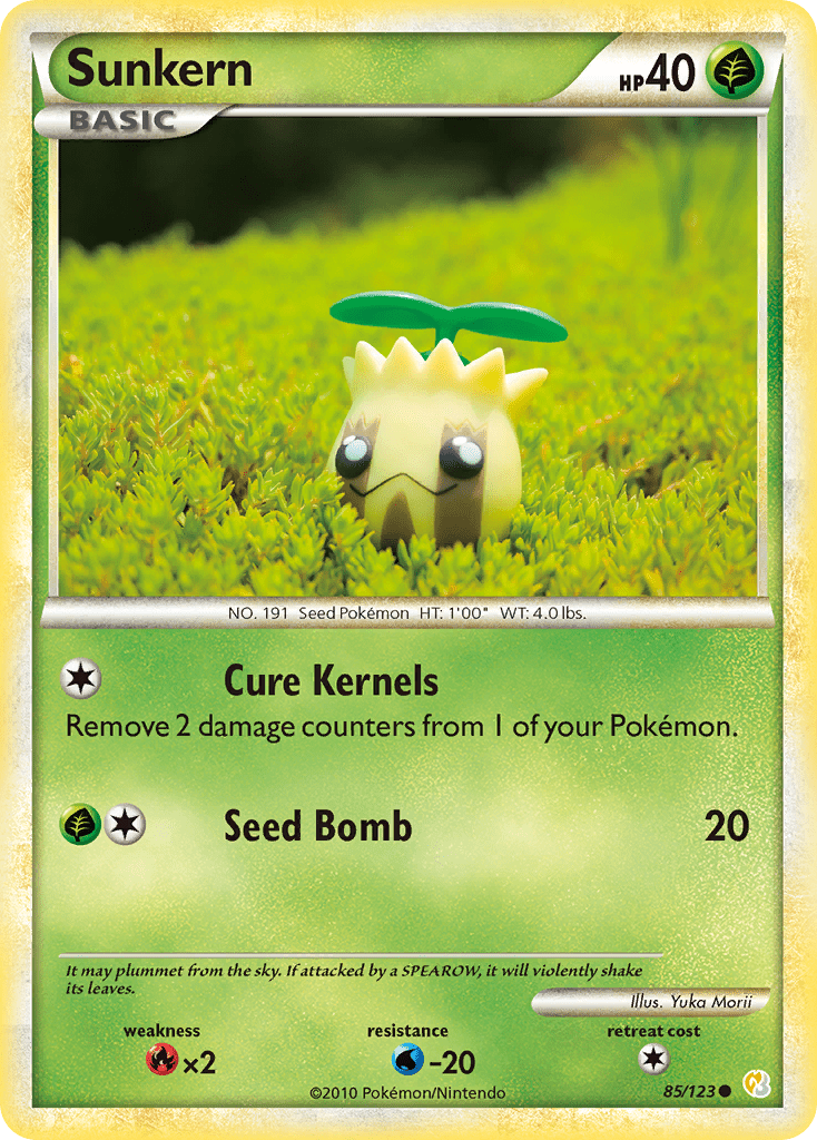 Sunkern (85/123) [HeartGold & SoulSilver: Base Set] Pokemon Single Pokémon  | Multizone: Comics And Games