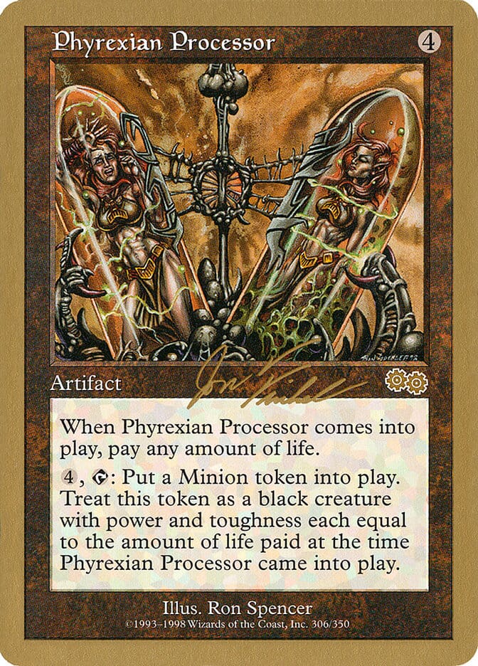 Phyrexian Processor (Jon Finkel) [World Championship Decks 2000] MTG Single Magic: The Gathering  | Multizone: Comics And Games