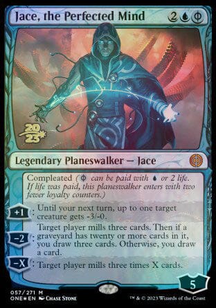 Jace, the Perfected Mind [Phyrexia: All Will Be One Prerelease Promos] MTG Single Magic: The Gathering  | Multizone: Comics And Games
