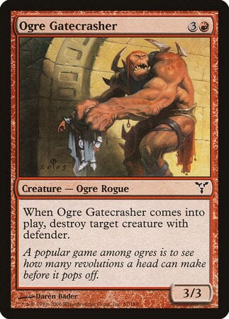 Ogre Gatecrasher [Dissension] MTG Single Magic: The Gathering  | Multizone: Comics And Games