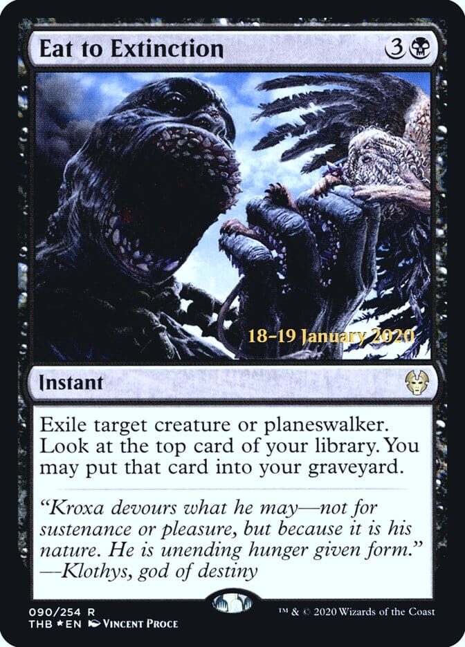 Eat to Extinction [Theros Beyond Death Prerelease Promos] MTG Single Magic: The Gathering  | Multizone: Comics And Games