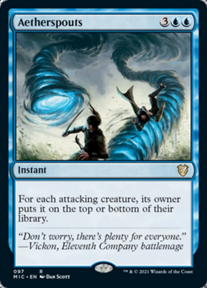 Aetherspouts [Innistrad: Midnight Hunt Commander] MTG Single Magic: The Gathering  | Multizone: Comics And Games
