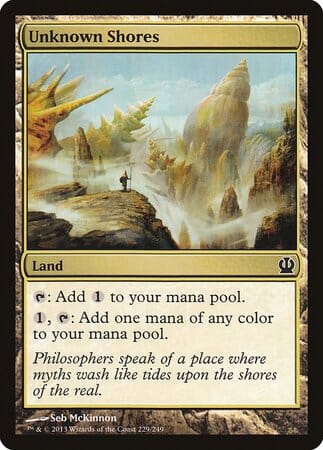 Unknown Shores [Theros] MTG Single Magic: The Gathering  | Multizone: Comics And Games