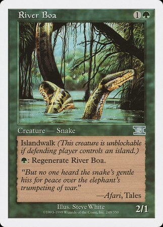River Boa [Classic Sixth Edition] MTG Single Magic: The Gathering  | Multizone: Comics And Games