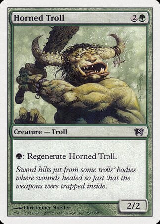 Horned Troll [Eighth Edition] MTG Single Magic: The Gathering  | Multizone: Comics And Games