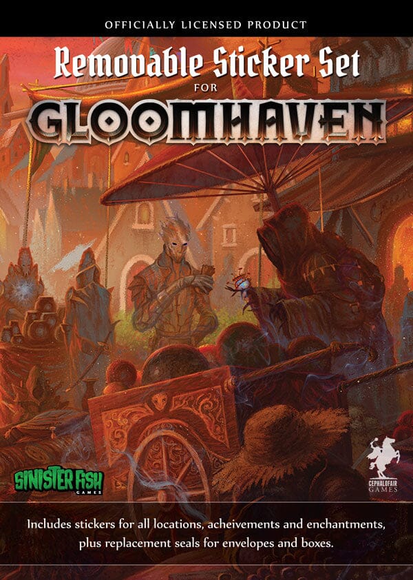 Gloomhaven Sticker set Board game Multizone  | Multizone: Comics And Games