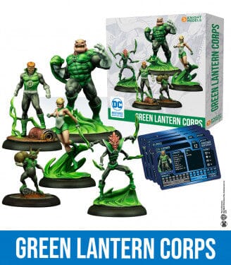 GREEN LANTERN CORPS Miniatures knight models  | Multizone: Comics And Games