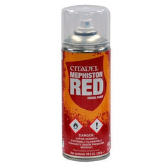 Citadel Spray Paint Primer Paint Games Workshop Mephiston Red  | Multizone: Comics And Games