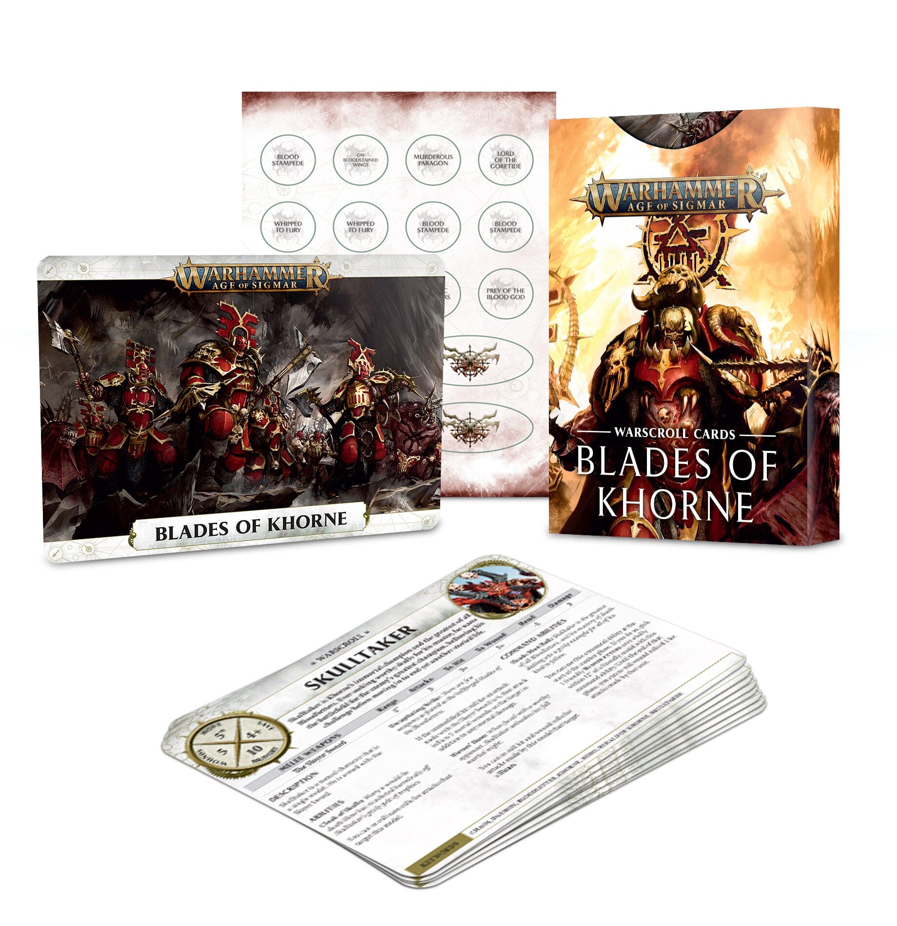Warscroll Cards: Blades of Khorne Accessories|Accessoires Games Workshop  | Multizone: Comics And Games