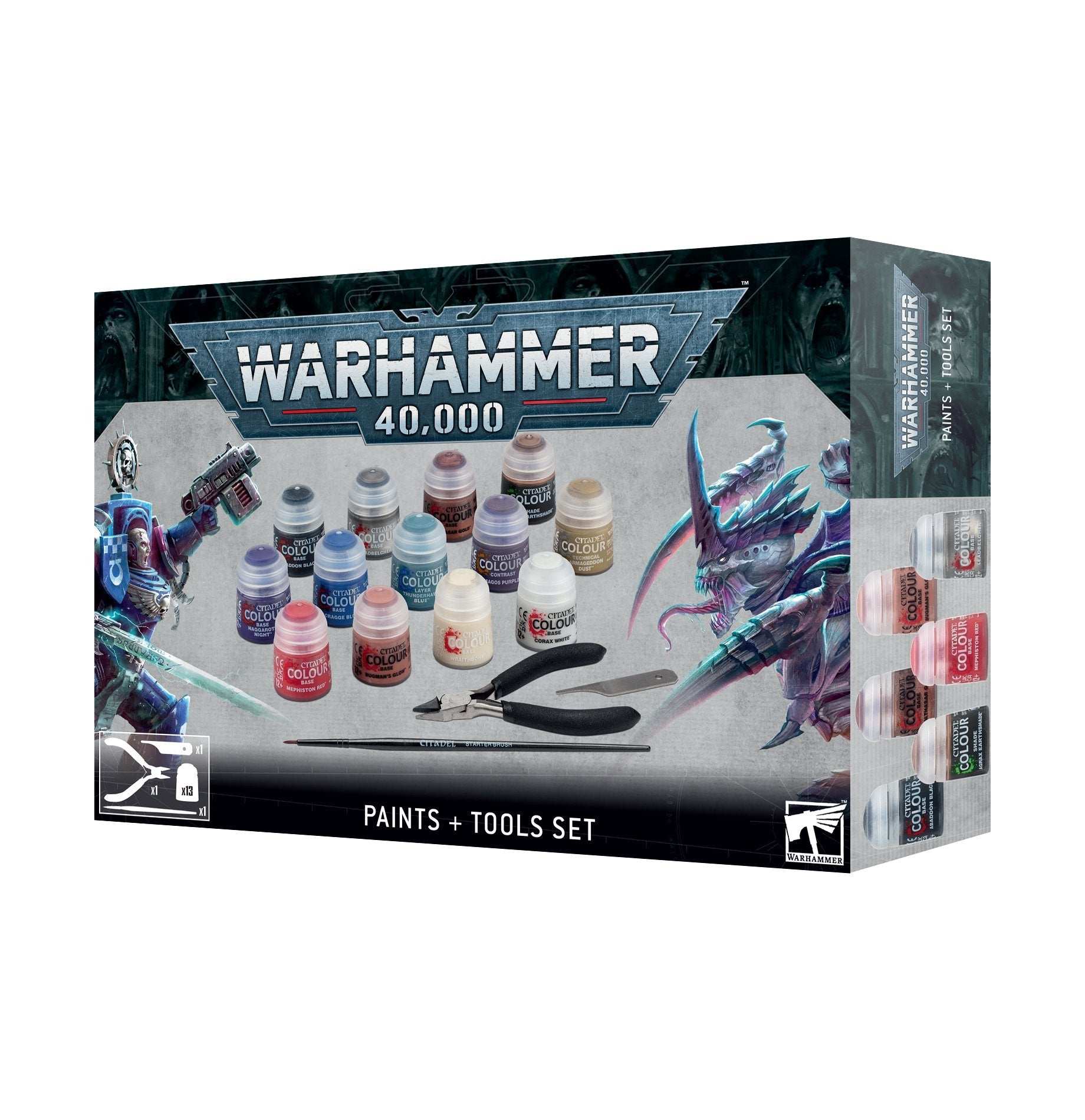 WARHAMMER 40,000 – PAINT AND TOOLS SET | Multizone: Comics And Games
