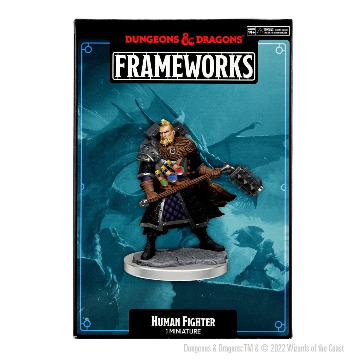 D&D Frameworks: Human Fighter 2 D&D WizKids  | Multizone: Comics And Games