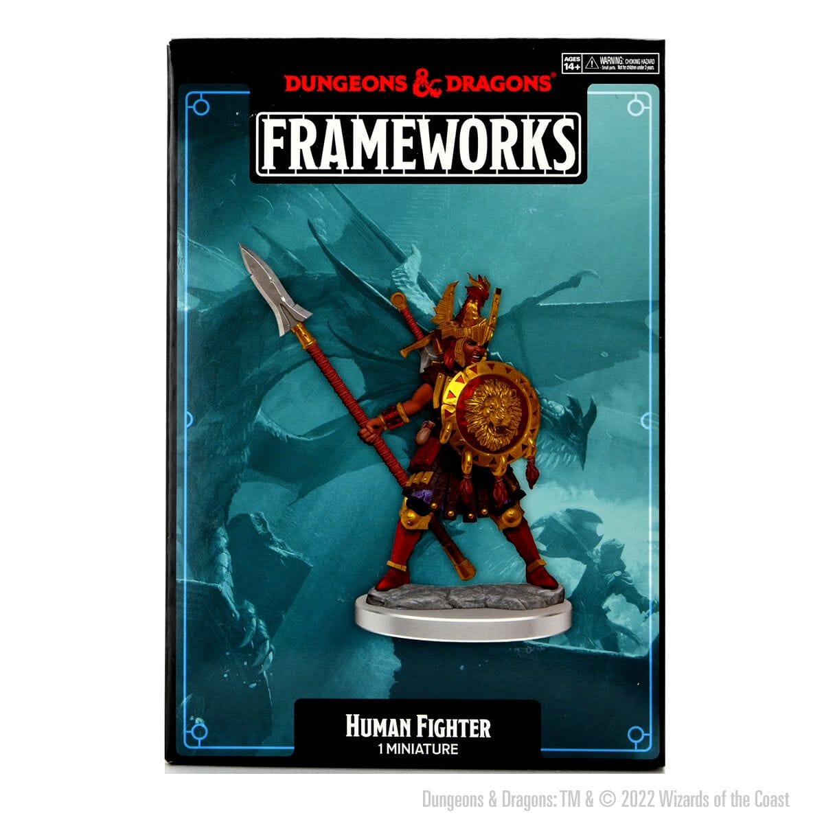 D&D Frameworks: Human Fighter D&D WizKids  | Multizone: Comics And Games