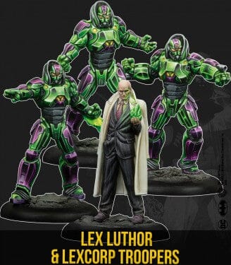 LEX LUTHOR & LEXCORP TROOPERS (MV) Batman Miniature Game Knight Models  | Multizone: Comics And Games