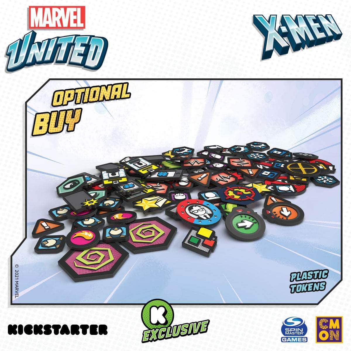 Marvel United: Plastic Tokens Board Games CMON  | Multizone: Comics And Games
