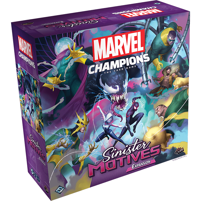 Marvel Champions Sinister Motives release APRIL 8 2022 Multizone: Comics And Games  | Multizone: Comics And Games